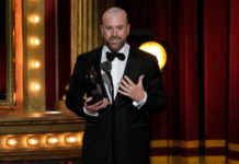 PHOTO: Charles Sykes/Invision/AP | The South Pasadenan | Producing Artistic Director of the Pasadena Playhouse, Danny Feldman, accepts the Regional Theatre Tony at the 76th annual Tony Awards on Sunday, June 11, 2023, at the United Palace theater in New York.