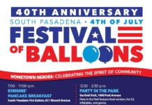 4th of July Parade and fireworks south Pasadena independence day festival of balloons 2024