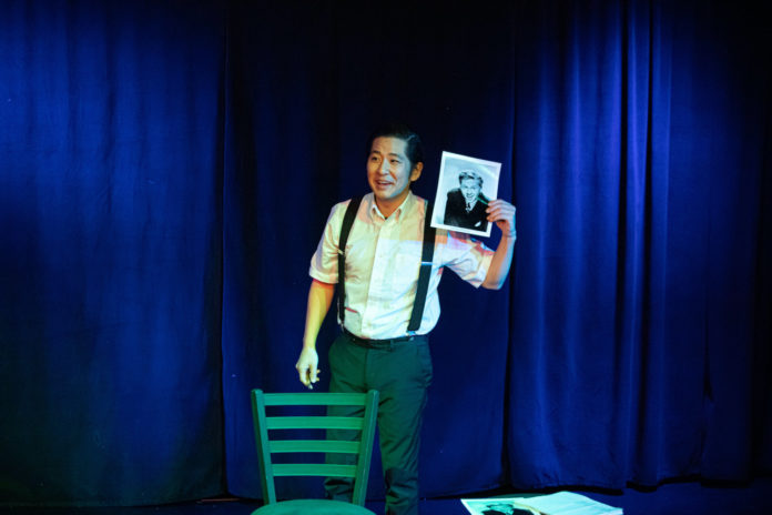 PHOTO: Rob Slaven | South Pasadenan News | J. Elijah Cho stars in "Mr. Yunioshi" at Sierra Madre Playhouse.