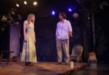 PHOTO: South Pasadena Theatre Workshop | The South Pasadenan | Cordelia Dewdney and Andrew Tippie in The Seagull on stage at South Pasadena Theatre Workshop.