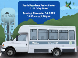 South Pasadena News Dial-a-ride planning open house November 14th senior center