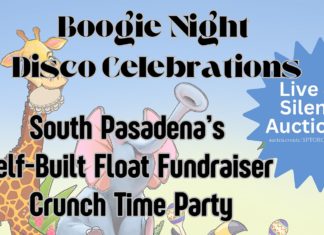 South Pasadena Rose Parade Float Crunch Time Party 2023