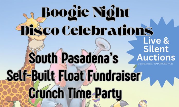 South Pasadena Rose Parade Float Crunch Time Party 2023