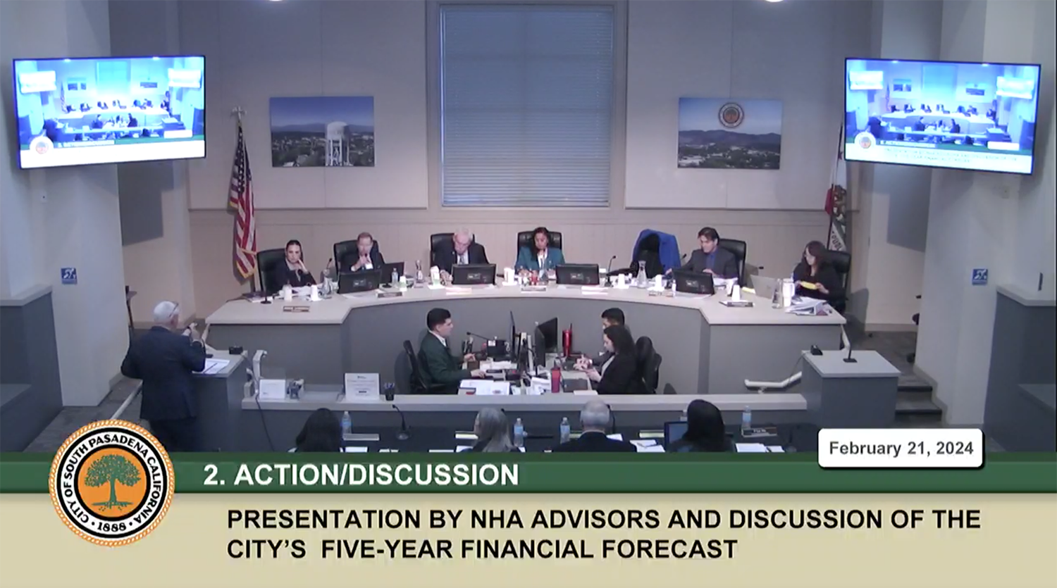 Finance Ad Hoc Committee : South Pasadena City Council Live Feed | City Council at the Feb. 21st Special Joint Meeting receiving the latest finance report.
