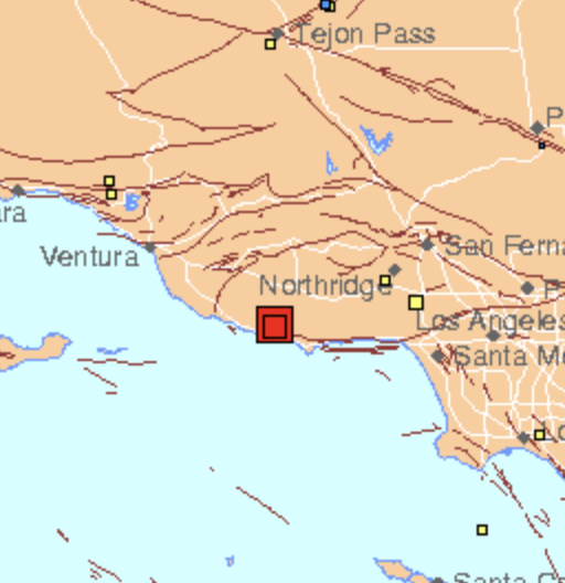 Earthquake MAP: SCEDCSouthern California Earthquake Data Center