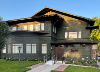 The Craftsman style Woman’s Club of South Pasadena, looking fresh from recent exterior preservation work, will host the Annual Meeting. Join us at the well-maintained Craftsman style house of the chalet subtype on Fremont Ave in South Pasadena.