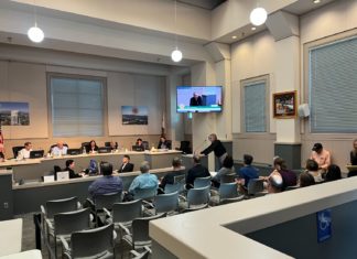 PHOTO: South Pasadena News | Public Comment Before the "Closed Session City Council Meeting" September 4, 2024. SPPF Museum Renewed Lease, or Evict. The eviction notice was delivered about six weeks prior to this meeting, which may not have occurred at all without the prompt attention from an expert City Staff Director.