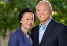 PHOTO: provided by City of Hope | The South Pasadenan | Andrew and Peggy Cherng, co-founders and co-CEOs of Panda Express. Andrew opened the first Panda Inn restaurant in East Pasadena in 1973.