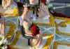 PHOTO: Bill Glazier | The South Pasadenan | Phoebe Ho, a senior at South Pasadena, was a member of the Royal Court riding down the parade route.