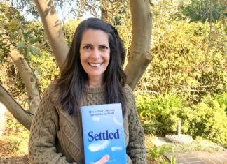 PHOTO: Alisa Hayashida | The South Pasadenan | Author Chantal Donnelly with her new book "Settled - How to Find Calm in a Stress-Inducing World".