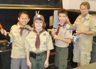 PHOTO: provided by South Pasadena Pack 7 Cub Scouts | The South Pasadenan | Pack 7 Cub Scouts ready to serve up some delicious pancakes.
