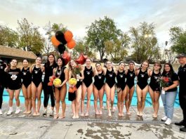 PHOTO: SPHS Water Polo | The South Pasadenan | South Pasadena High lost 7-6 in triple overtime on Tuesday to Etiwanda in a first round CIF-SS Division 4 girls’ water polo contest at home.