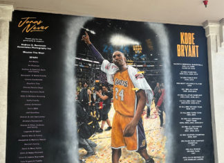 PHOTO: provided by SPARC | The South Pasadenan | The Kobe Bryant mural located in South Pasadena.