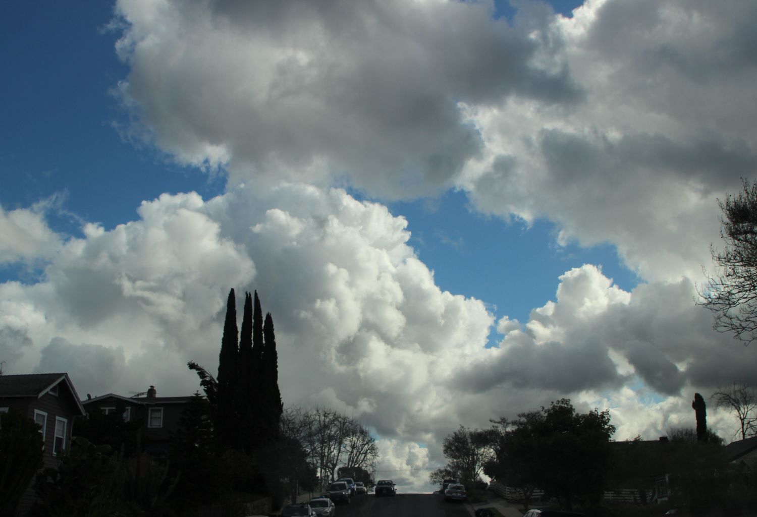 PHOTO: Henk Friezer | The South Pasadenan | Post storm clouds over the South Pasadena region.