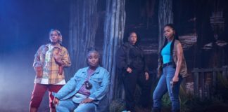 PHOTO: Erik Carter | The South Pasadenan | L-R: Angela Lewis, Kimberly Scott, Amber Chardae Robinson and Brandee Evans in Black Cypress Bayou at Geffen Playhouse.