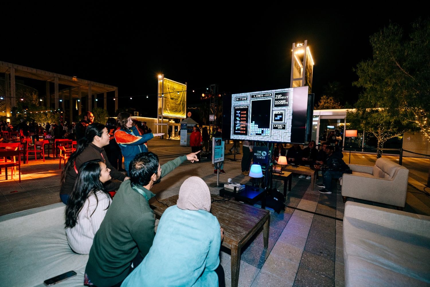 PHOTO: The Music Center | Night Games 2023 on Jerry Moss Plaza at The Music Center in downtown Los Angeles.