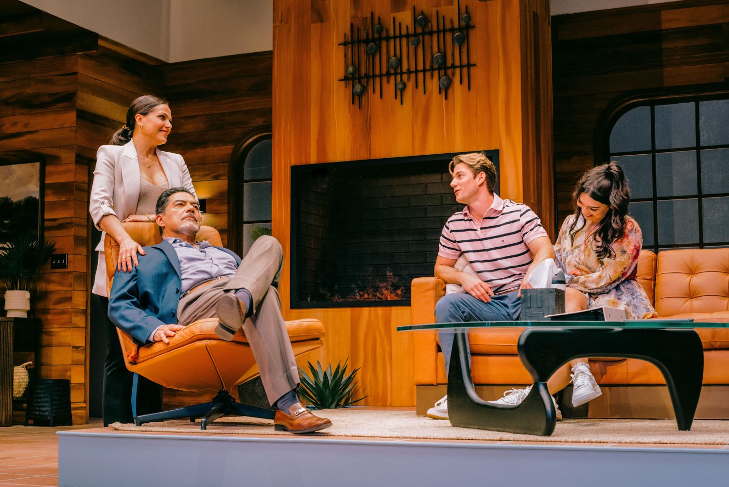 PHOTO: Jeff Lorch | The South Pasadenan | Lana Parrilla, Carlos Gomez, Nico Greetham, and Isabella Gomez in One of the Good Ones.