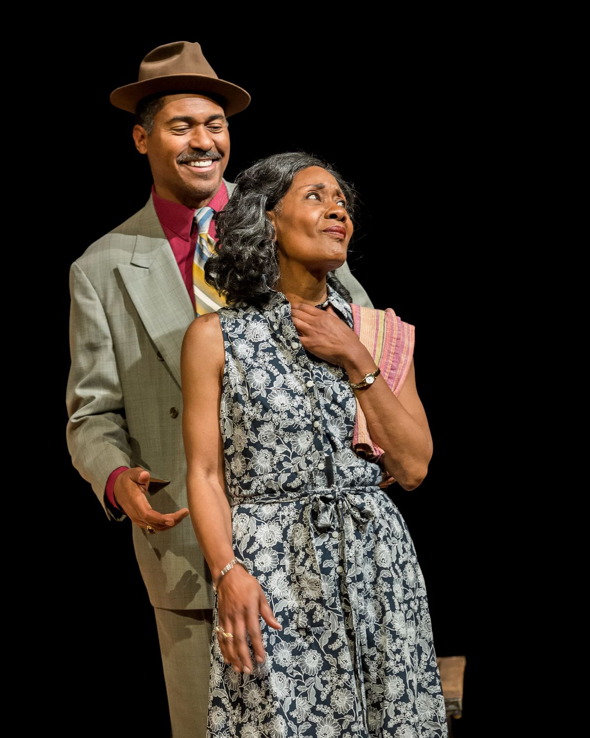 PHOTO: Craig Schwartz | The South Pasadenan | Ben Cain and Veralyn Jones in King Hedley II at A Noise Within.