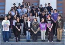 PHOTO: Provided by SPUSD : SPHS Tiger Newspaper, Zoe Chen | The South Pasadenan | SPHS students celebrate earning awards in art and writing.