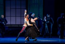 PHOTO: Cheryl Mann | The South Pasadenan | Victoria Jaiani and Alberto Velazquez in The Joffrey Ballet's Anna Karenina.