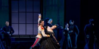 PHOTO: Cheryl Mann | The South Pasadenan | Victoria Jaiani and Alberto Velazquez in The Joffrey Ballet's Anna Karenina.
