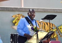 PHOTO: South Pasadena Tiger Band | The South Pasadenan | Howard Crawford is honored at South Pasadena High School June 1, 2024.