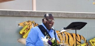 PHOTO: South Pasadena Tiger Band | The South Pasadenan | Howard Crawford is honored at South Pasadena High School June 1, 2024.