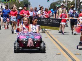 PHOTO: Melissa Snyder | The South Pasadenan | Decked out in plenty of red, white and blue, 4th of July in South Pasadena featured a traditional pancake breakfast, parade along Mission Street and old-fashioned fireworks show at South Pasadena High School to cap the day.