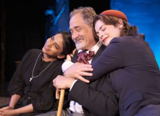 PHOTO: Jack Serra | The South Pasadenan | Roshni Shukla, Lawrence Novikoff, and Michaela Ivey in The Cherry Orchard at South Pasadena Theatre Workshop