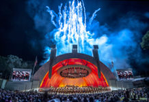 PHOTO: Adam Latham | The South Pasadenan | Hollywood Bowl shell with fireworks.