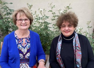 PHOTO: provided by organization | The South Pasadenan | Sally Kilby, left, and Ellen Daigle will be honored with Senior Champion Awards on Monday, August 14, from the Senior Citizens’ Foundation of South Pasadena.