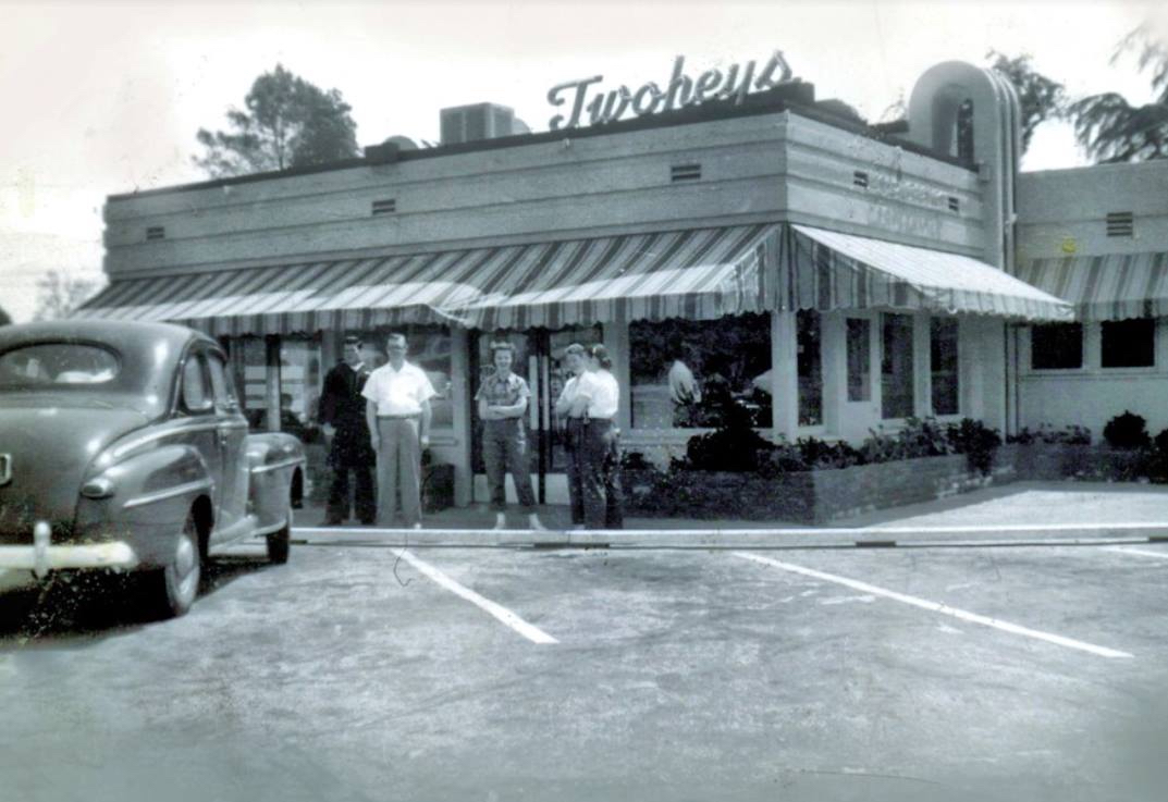 PHOTO: provided by Twohey's | The South Pasadenan | Twohey's carhop in Pasadena in the 1950's. 