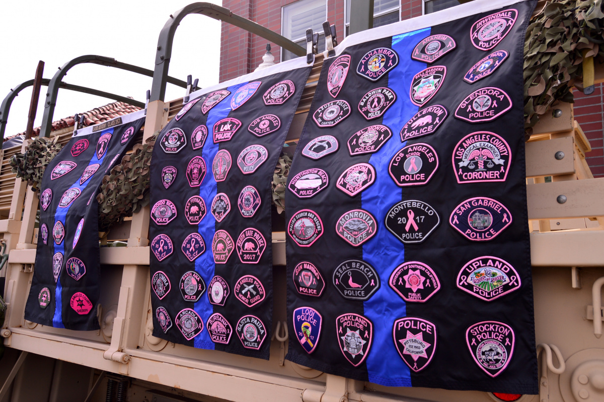 Pink Patch Project Ardent Supporters Massive Display For Breast