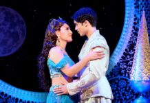 PHOTO: Deenvan Meer Disney | The South Pasadenan | Senzel Ahmady as Jasmine and Adi Roy as Aladdin in Aladdin Tour