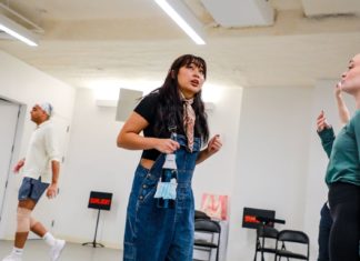 PHOTO: provided by Center Theatre Group | The South Pasadenan | Amaya Braganza in rehearsals as Eurydice in "Hadestown"
