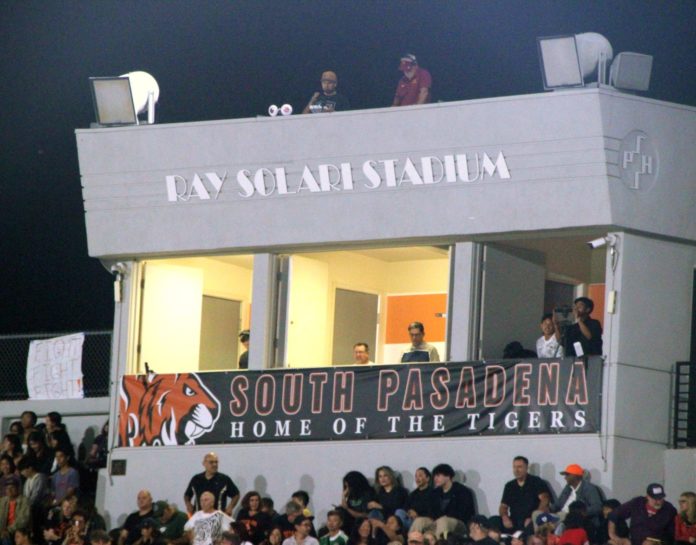 PHOTO: Henk Friezer | The South Pasadenan | The Ray Solari Stadium at South Pasadena High School