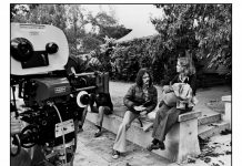 PHOTO: Kim Gottlieb-Walker | SouthPasadenan.com | John Carpenter and the soon-to-be-famous Jamie Lee Curtis on the steps of the “Strode House” across from the Library in March 1978—photo courtesy of Kim Gottlieb Walker from her book ‘On Set with John Carpenter: The Photographs of Kim Gottlieb-Walker’ available for checkout from the Library. Malek Akkad, owner of the Halloween Franchise has said, "Kim’s work possesses the rare quality that far exceeds the expectations of a typical film unit still photographer. She captures a moment in time that lets the viewer become a part of the collaboration, camaraderie, and fun that is inherent on the film sets on which she has worked. Her pictures are a fascinating glimpse at the other side of the action, and tell a deeper story for fans of these great films to appreciate