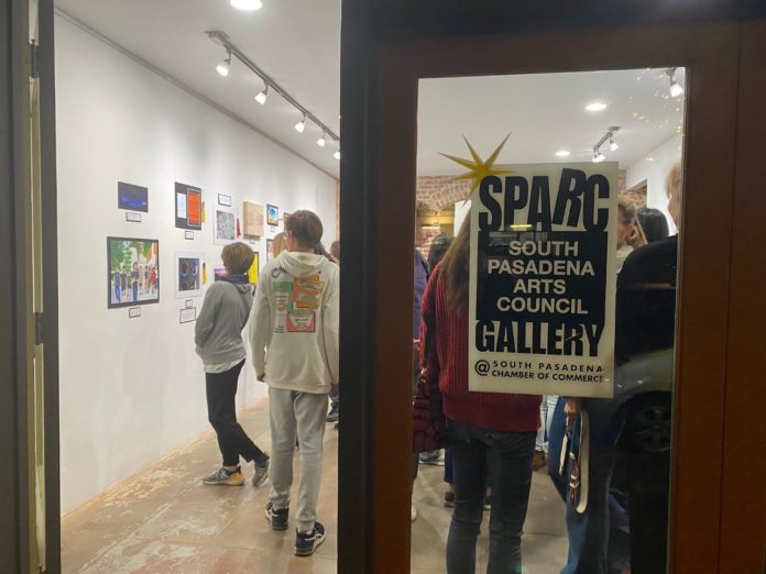 PHOTO: Alisa Hayashida | The South Pasadenan | The 2023 PTSA Reflections exhibit at SPARC Gallery.