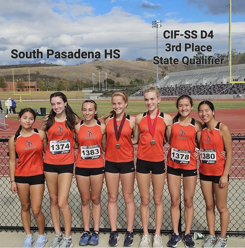 PHOTO: provided by SPHS Cross Country | The South Pasadenan | South Pasadena High School Cross Country team at CIF-SS Finals