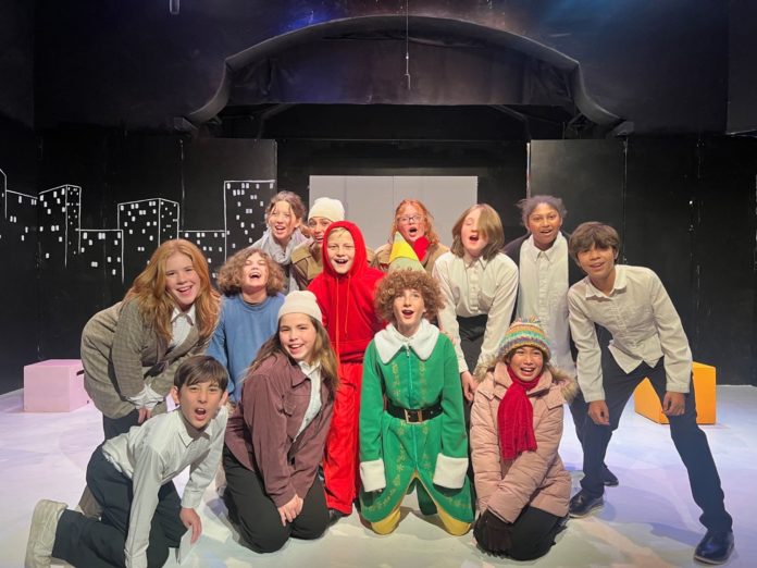 PHOTO: provided by YST | The South Pasadenan | The cast of Elf Jr. at Young Stars Theatre.