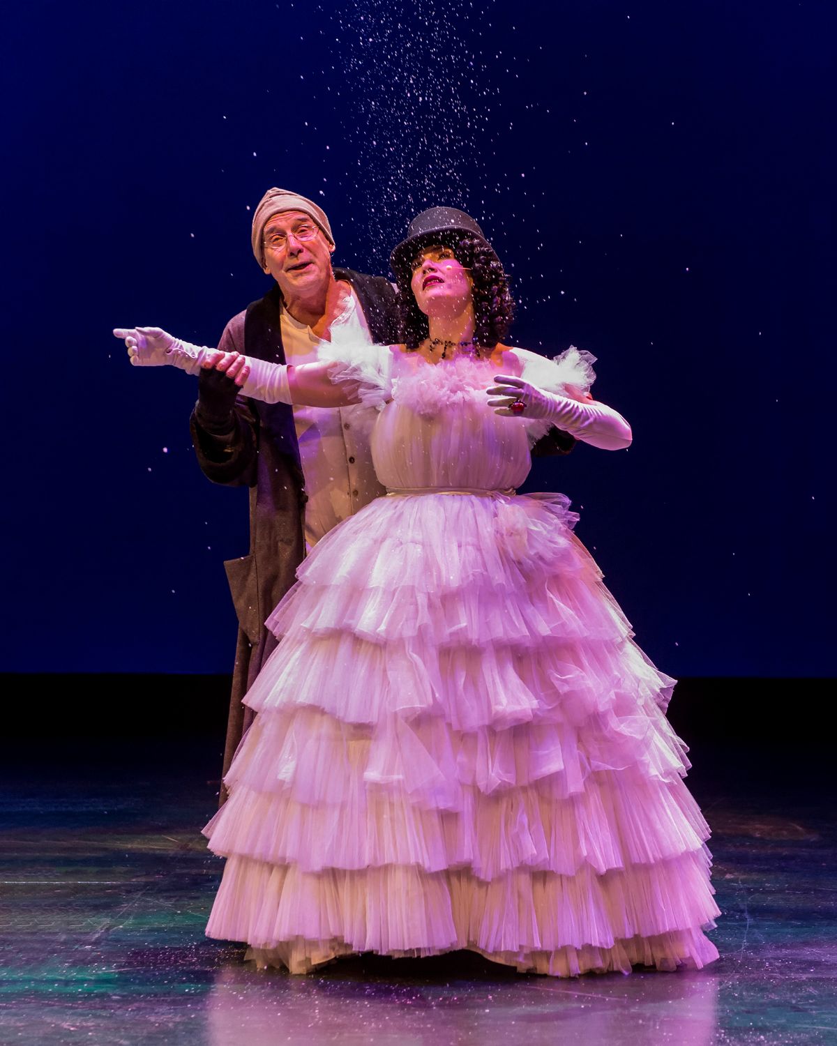PHOTO: Craig Schwartz | The South Pasadenan | Geoff Elliott and Trisha Miller in A Christmas Carol at A Noise Within.