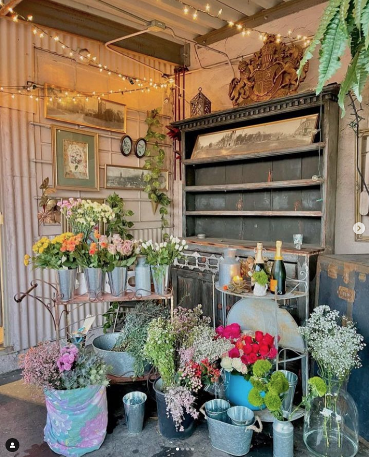 Eclectic Music Festival hotbox vintage south pasadena | 'flower bar' build your own bouquet 